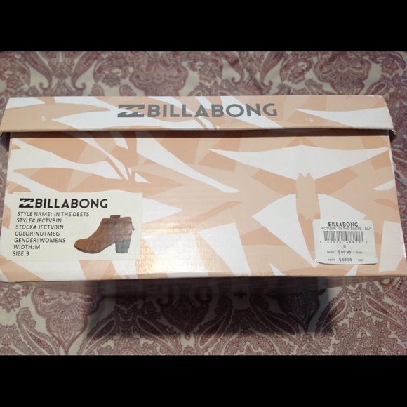 NWT Billabong In the Deets Nutmeg Ankle Boot - Picture 11 of 13